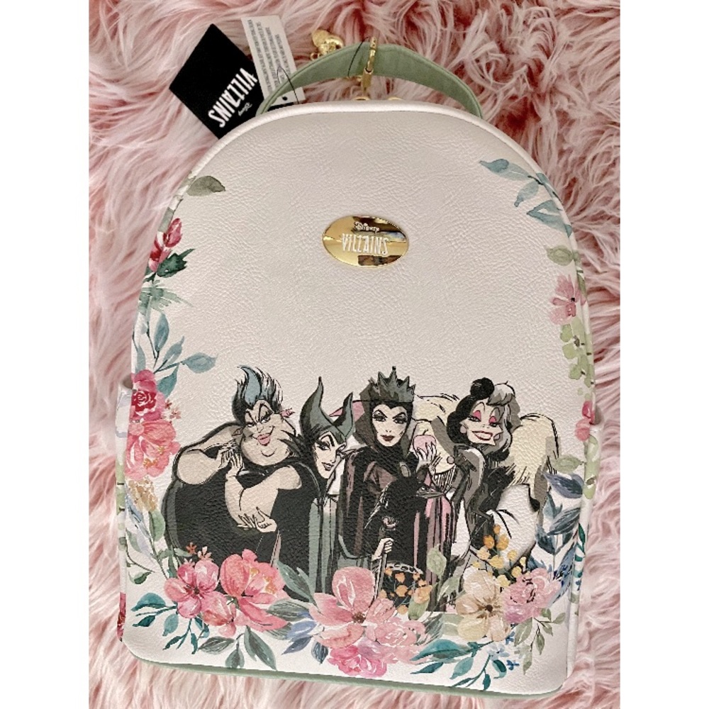 BNWT!✨ 🌺SUPER RARE HTF🌺 Gorgeous Disney Villains Floral Backpack